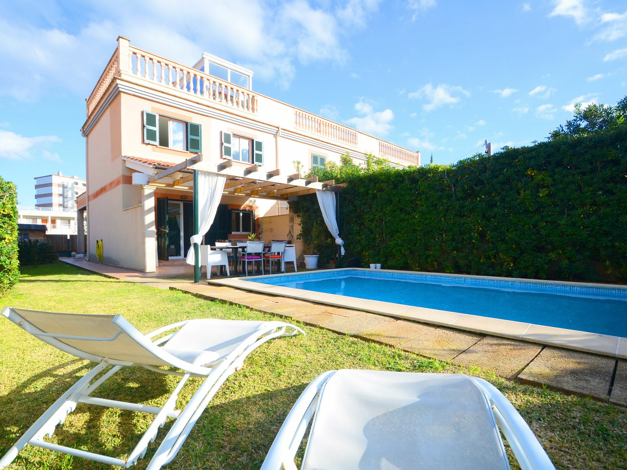 Casa Marcos Con Piscina 6 Junto A Playa Villa Alcudia (Mallorca)